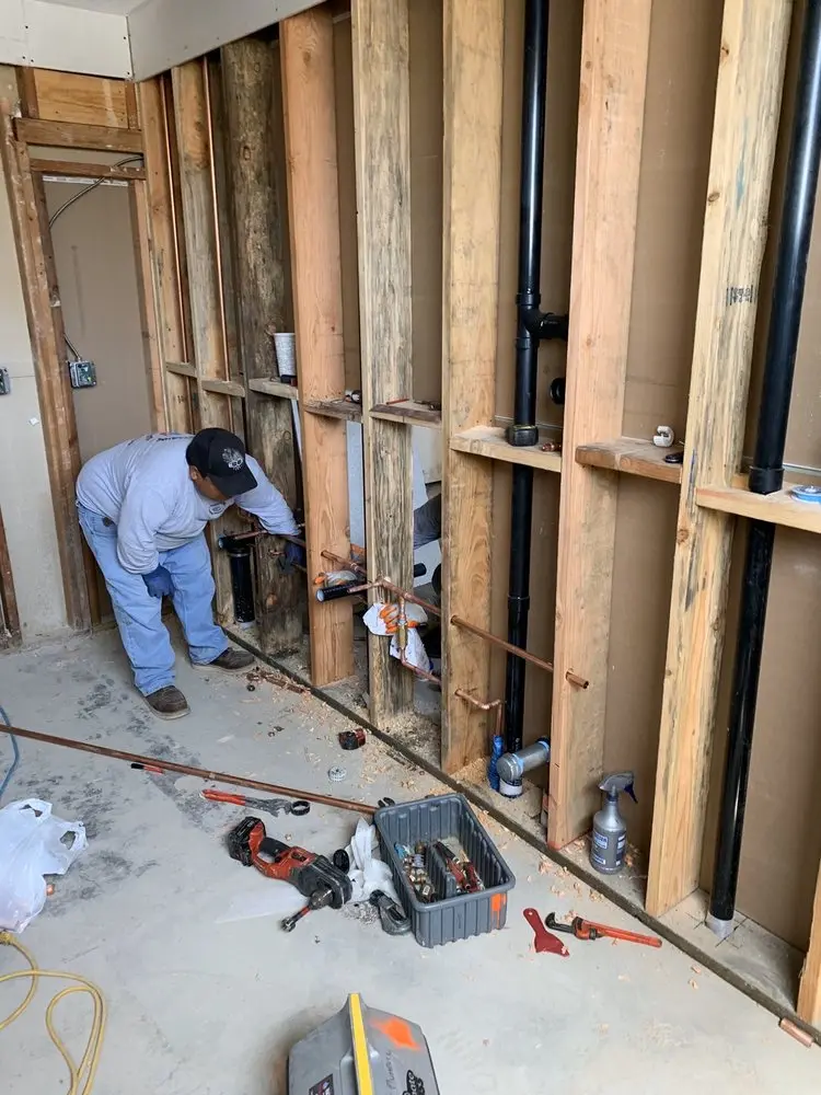 Commercial rough-in plumbing for Gas Line Repair in Ozark